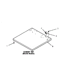 05 - Cabinet Top parts for Amana Dryer DE6261 from AppliancePartsPros.com