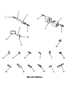 19 - Wire & Terminals parts for Amana Dryer DE6261 from AppliancePartsPros.com