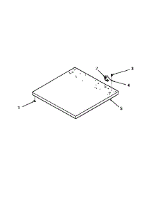 05 - Cabinet Top parts for Amana Dryer DE9021 from AppliancePartsPros.com