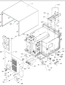 03 - Electrical Components parts for Amana Microwave DEC1400D / P1312703M from AppliancePartsPros.com