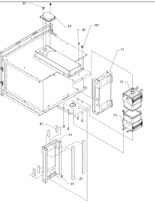 05 - Magnetron / Stirrer Motor parts for Amana Microwave DEC1800D / P1312707M from AppliancePartsPros.com