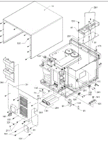 03 - Electrical Components parts for Amana Microwave DEC1800VP / P1304427M from AppliancePartsPros.com