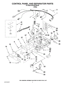 02 - Control Panel And Separator Parts parts for Maytag Dryer MLE24PDAGW0 from AppliancePartsPros.com