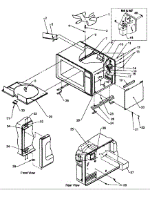 05 - Strirer / Miscellaneous parts for Amana Microwave DEFS7EVP / P4020005301 from AppliancePartsPros.com
