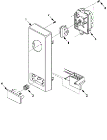 02 - Controller parts for Menu Master Microwave DEL10D / P1329706M from AppliancePartsPros.com
