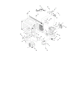 04 - Interior parts for Menu Master Microwave DEL10E / P1329707M from AppliancePartsPros.com