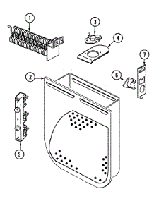 05 - Heater (Rev. E) parts for Norge Dryer DEL263H from AppliancePartsPros.com
