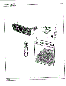 04 - Heater (Rev. A-B)(Wht) parts for Norge Dryer DEM205WC from AppliancePartsPros.com