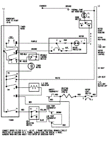 07 - Wiring Information (Den204ka) parts for Norge Dryer DEN204KA from AppliancePartsPros.com