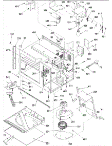 03 - Internal Components parts for Amana Microwave DES11E / P1325808M from AppliancePartsPros.com