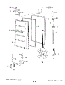 02 - Door (Df10abl, Df10ablt) parts for Maytag Freezer DF10ABLWHT from AppliancePartsPros.com