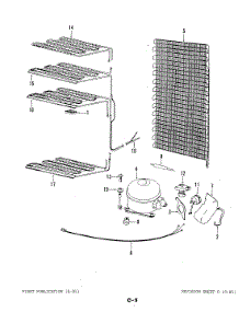 04 - Unit Compartment & System parts for Maytag Freezer DF10ABLWHT from AppliancePartsPros.com