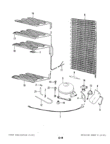 04 - Unit Compartment & System parts for Maytag Freezer DF15ATLWH from AppliancePartsPros.com