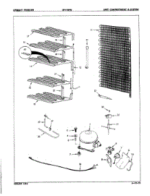 03 - Unit Compartment & System parts for Maytag Freezer DF17BPB / 8V031 from AppliancePartsPros.com