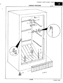 02 - Freezer Compartment parts for Maytag Freezer DF20AALWH from AppliancePartsPros.com