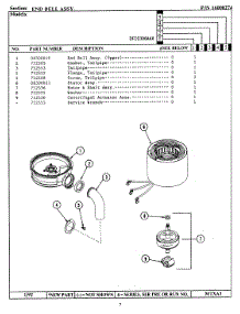 02 - End Bell Assy. (Dfc0300aax) parts for Maytag Disposer DFC0300AAX from AppliancePartsPros.com