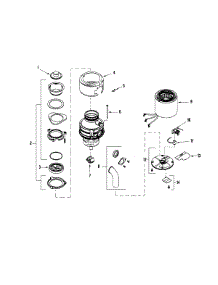 02 - Body (Dfc1500aax-1) parts for Maytag Disposer DFC1500AAX from AppliancePartsPros.com