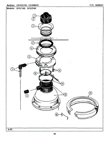 03 - Grinding Chamber parts for Maytag Disposer DFC2100ABX from AppliancePartsPros.com