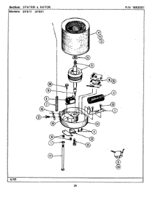 07 - Stator & Rotor parts for Maytag Disposer DFC2100ABX from AppliancePartsPros.com