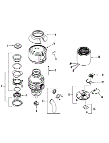 02 - Body (Dfc5500aax-1) parts for Maytag Disposer DFC5500AAX from AppliancePartsPros.com