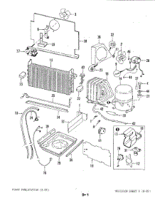 04 - Unit Compartment & System parts for Maytag Freezer DFNF17 / EY47A from AppliancePartsPros.com