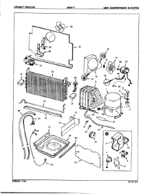 03 - Unit Compartment & System parts for Maytag Freezer DFNF17 / EY47B from AppliancePartsPros.com