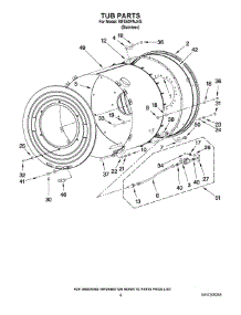 05 - Tub Parts parts for Maytag Washer MFS50PNJVS from AppliancePartsPros.com