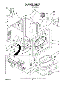 02 - Cabinet Parts parts for Maytag Dryer 7MMGM0110WW0 from AppliancePartsPros.com