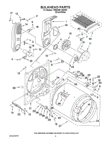 03 - Bulkhead Parts parts for Maytag Dryer 7MMGM0110WW0 from AppliancePartsPros.com