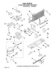 04 - Unit Parts parts for Maytag Refrigerator A8WXNGMWD00 from AppliancePartsPros.com