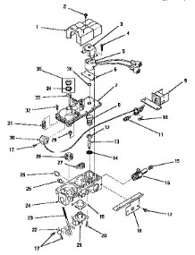 06 - 53377 Gas Valve (Nat. /  Mixed Gas) parts for Amana Dryer DG1030 from AppliancePartsPros.com