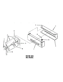 15 - Heater Box parts for Amana Dryer DG1031 from AppliancePartsPros.com