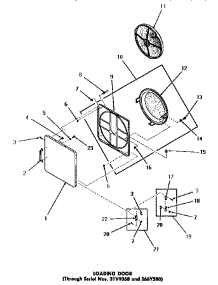 16 - Loading Door parts for Amana Dryer DG1031 from AppliancePartsPros.com