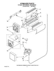 05 - Icemaker Parts parts for Maytag Refrigerator A8WXNGMWD00 from AppliancePartsPros.com