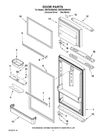 02 - Door Parts parts for Maytag Refrigerator A8WXNGMWH00 from AppliancePartsPros.com