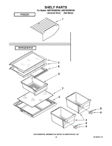 07 - Shelf Parts parts for Maytag Refrigerator A8WXNGMWH00 from AppliancePartsPros.com