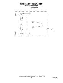 14 - Miscellaneous Parts parts for Maytag Washer Dryer Combo YMET3800TW2 from AppliancePartsPros.com
