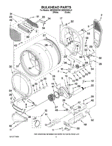 03 - Bulkhead Parts parts for Maytag Dryer MEDE900VW1 from AppliancePartsPros.com