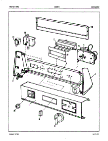 02 - Control Panel (Rev. J) parts for Admiral Dryer DG20F8HW from AppliancePartsPros.com