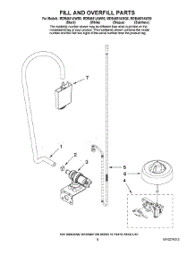 06 - Fill And Overfill Parts parts for Maytag Dishwasher MDB4651AWW0 from AppliancePartsPros.com