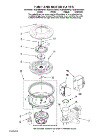 08 - Pump And Motor Parts parts for Maytag Dishwasher MDB4651AWW0 from AppliancePartsPros.com