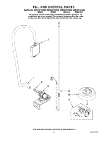 06 - Fill And Overfill Parts parts for Maytag Dishwasher MDB5601AWS0 from AppliancePartsPros.com