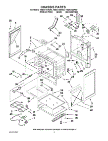 03 - Chassis Parts parts for Maytag Range YMER7765WW0 from AppliancePartsPros.com