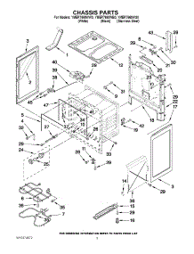 03 - Chassis Parts parts for Maytag Range YMER7660WW0 from AppliancePartsPros.com