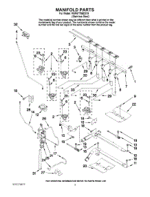 03 - Manifold Parts parts for Maytag Range MGR6775BDS19 from AppliancePartsPros.com