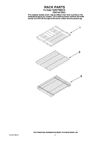 07 - Rack Parts parts for Maytag Range MGR6775BDS19 from AppliancePartsPros.com