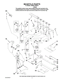 03 - Manifold Parts parts for Maytag Range MGR6775BDB18 from AppliancePartsPros.com