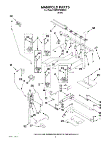 03 - Manifold Parts parts for Maytag Range MGR6875ADB26 from AppliancePartsPros.com