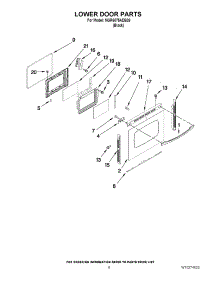06 - Lower Door Parts parts for Maytag Range MGR6875ADB26 from AppliancePartsPros.com