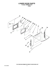 06 - Lower Door Parts parts for Maytag Range MGR6875ADW27 from AppliancePartsPros.com